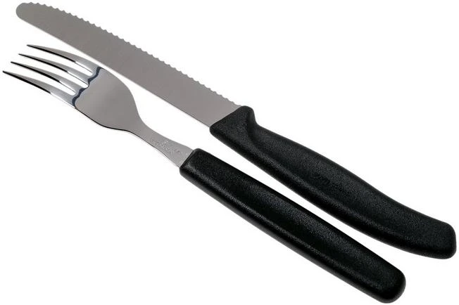 Victorinox SwissClassic 6.7833.12, 12-piece Tomato Knife Set, Black 4 Victorinox SwissClassic 6.7833.12, 12-piece Tomato Knife Set, Black - Image 2