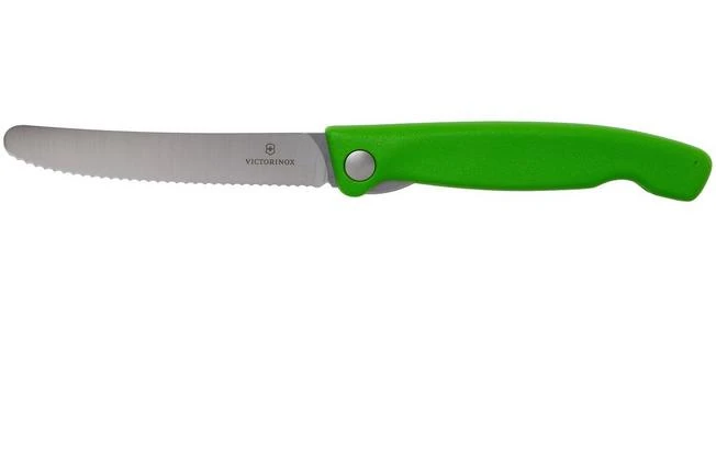 Victorinox SwissClassic 6.7836.F4B Serrated Foldable Vegetable Knife, Green 3 Victorinox SwissClassic 6.7836.F4B Serrated Foldable Vegetable Knife, Green
