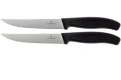 Victorinox Swissclassic Pizza/steak Knife Black, Set Of 2, 6.7933.12B