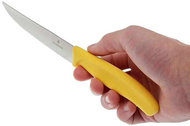 Victorinox Swissclassic Pizza/steak Knife Yellow, Set Of 2, 6.7936.12L8B 6 Victorinox Swissclassic Pizza/steak Knife Yellow, Set Of 2, 6.7936.12L8B - Image 4