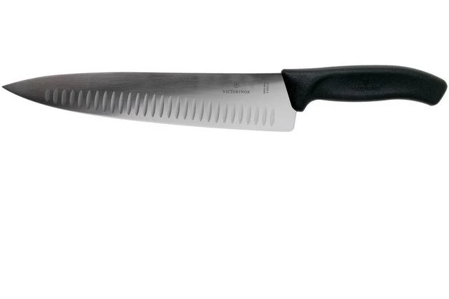 Victorinox SwissClassic 6.8023.25G Carving Knife With Dimples 25 Cm, Black 3 Victorinox SwissClassic 6.8023.25G Carving Knife With Dimples 25 Cm, Black