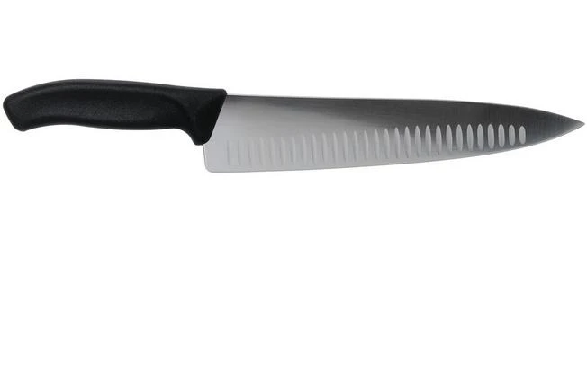 Victorinox SwissClassic 6.8023.25G Carving Knife With Dimples 25 Cm, Black 4 Victorinox SwissClassic 6.8023.25G Carving Knife With Dimples 25 Cm, Black - Image 2