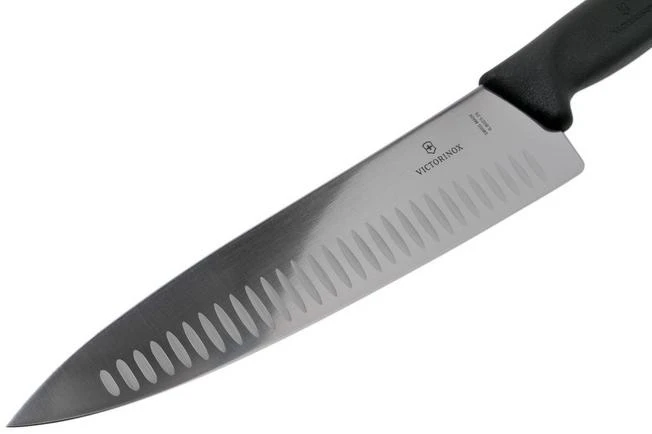 Victorinox SwissClassic 6.8023.25G Carving Knife With Dimples 25 Cm, Black 5 Victorinox SwissClassic 6.8023.25G Carving Knife With Dimples 25 Cm, Black - Image 3