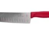 Victorinox SwissClassic 6.8521.17G Santoku With Dimples 17 Cm, Red