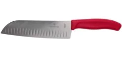 Victorinox SwissClassic 6.8521.17G Santoku With Dimples 17 Cm, Red