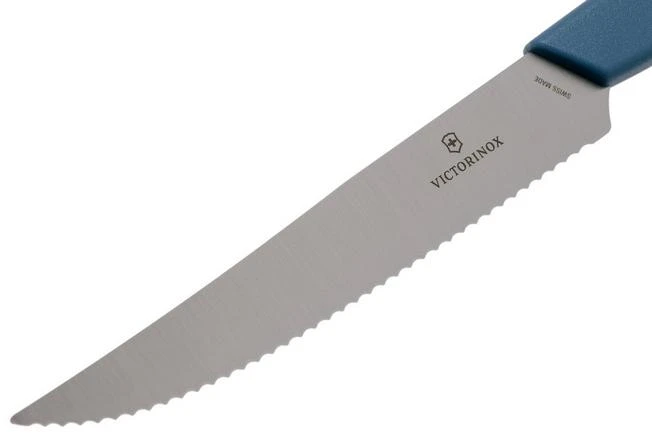 Victorinox Swiss Modern 6.9006.12W2 Steak Knife 12 Cm, Blue 5 Victorinox Swiss Modern 6.9006.12W2 Steak Knife 12 Cm, Blue - Image 3