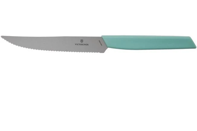 Victorinox Swiss Modern 6.9006.12W41 Steak Knife 12 Cm, Green 3 Victorinox Swiss Modern 6.9006.12W41 Steak Knife 12 Cm, Green