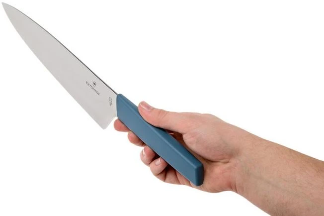Victorinox Swiss Modern Chef's Knife 20 Cm, Blue 8 Victorinox Swiss Modern Chef's Knife 20 Cm, Blue - Image 6