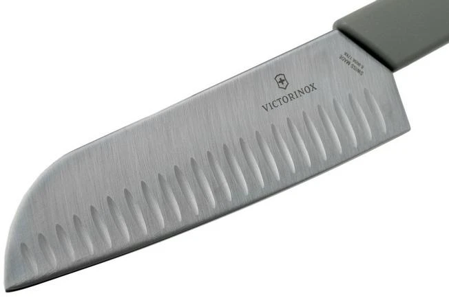 Victorinox Swiss Modern Santoku, Olive Green 5 Victorinox Swiss Modern Santoku, Olive Green - Image 3