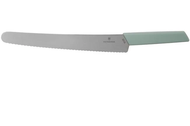 Victorinox Swiss Modern 6.9076.26W44B Bread Knife 26cm, Mint Green 3 Victorinox Swiss Modern 6.9076.26W44B Bread Knife 26cm, Mint Green