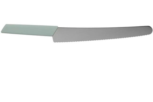 Victorinox Swiss Modern 6.9076.26W44B Bread Knife 26cm, Mint Green 4 Victorinox Swiss Modern 6.9076.26W44B Bread Knife 26cm, Mint Green - Image 2