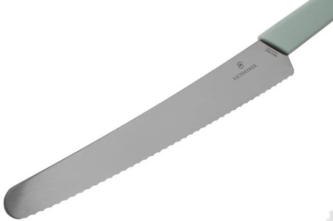 Victorinox Swiss Modern 6.9076.26W44B Bread Knife 26cm, Mint Green 5 Victorinox Swiss Modern 6.9076.26W44B Bread Knife 26cm, Mint Green - Image 3