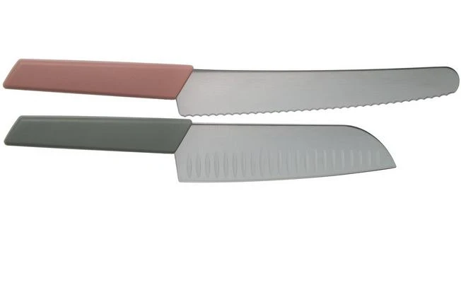 Victorinox Swiss Modern Two-piece Knife Set, Bread Knife And Santoku 4 Victorinox Swiss Modern Two-piece Knife Set, Bread Knife And Santoku - Image 2