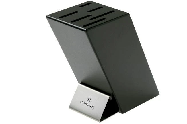 Victorinox Swiss Modern Knife Block, Black Leather, 7-7086-03 3 Victorinox Swiss Modern Knife Block, Black Leather, 7-7086-03