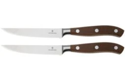 Victorinox Grand Maître Steak Knife Set 7.7240.2W, 2-piece Knife Set, Maple, Wavy, 12 Cm