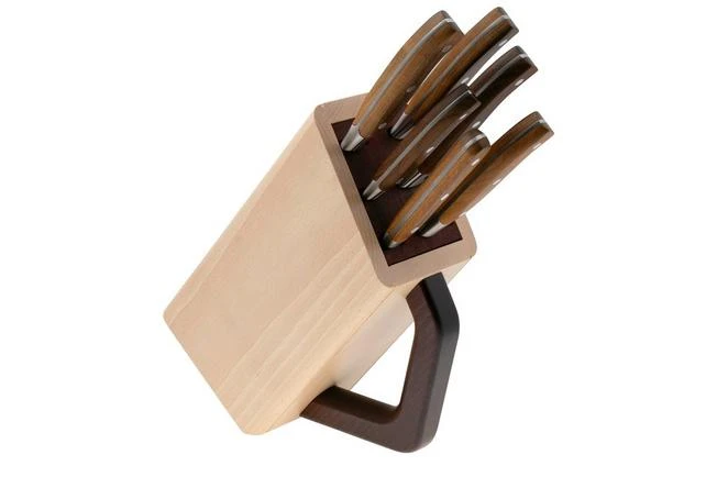Victorinox Grand Maître Cutlery Block 7.7240.6, Maple Wood, 7-piece Knife Set With Block 3 Victorinox Grand Maître Cutlery Block 7.7240.6, Maple Wood, 7-piece Knife Set With Block