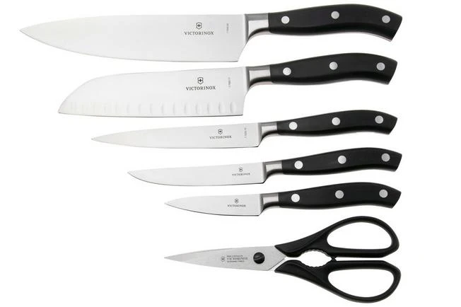 Victorinox Grand Maître Cutlery Block 7.7243.6, POM, 7-piece Knife Set With Block 4 Victorinox Grand Maître Cutlery Block 7.7243.6, POM, 7-piece Knife Set With Block - Image 2